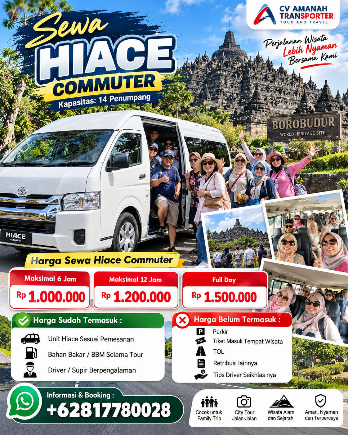 Harga Sewa Hiace Commuter Jogja
