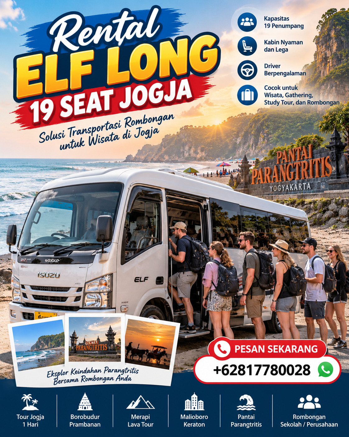 Sewa Elf Long 19 Seat Jogja