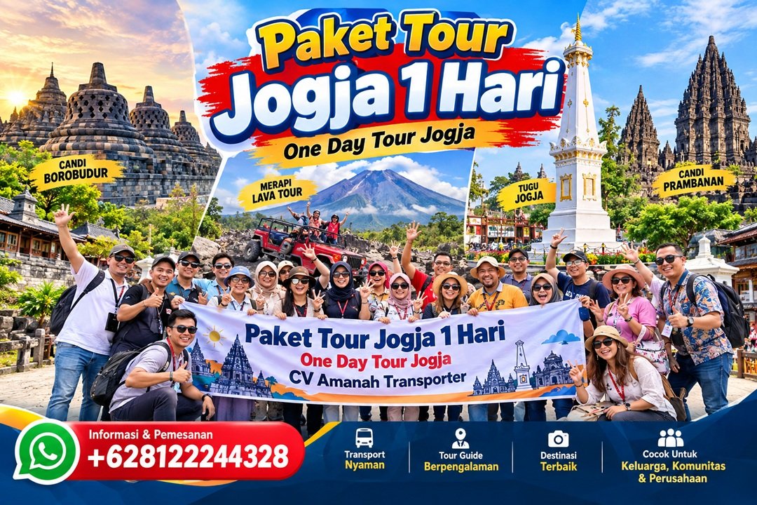 Paket Tour Jogja 1 Hari